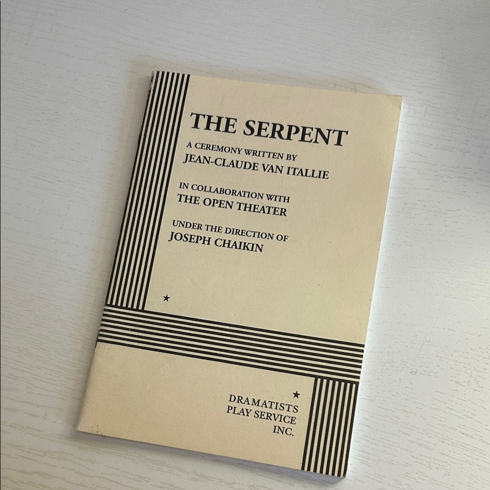 💚 5 for $15! 💚 The Serpent by Jean-Claude Van Itallie
